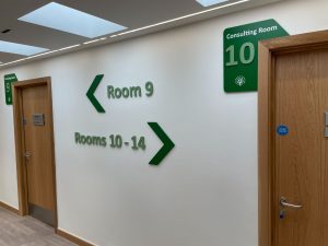 Medical centre hallway
